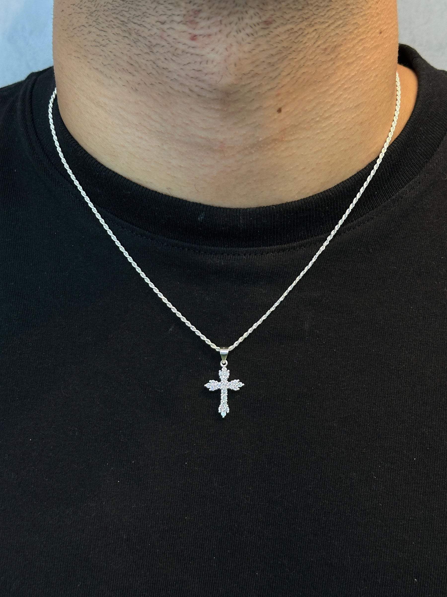 Gargantilha Cordao Baiano 50cm Prata 925