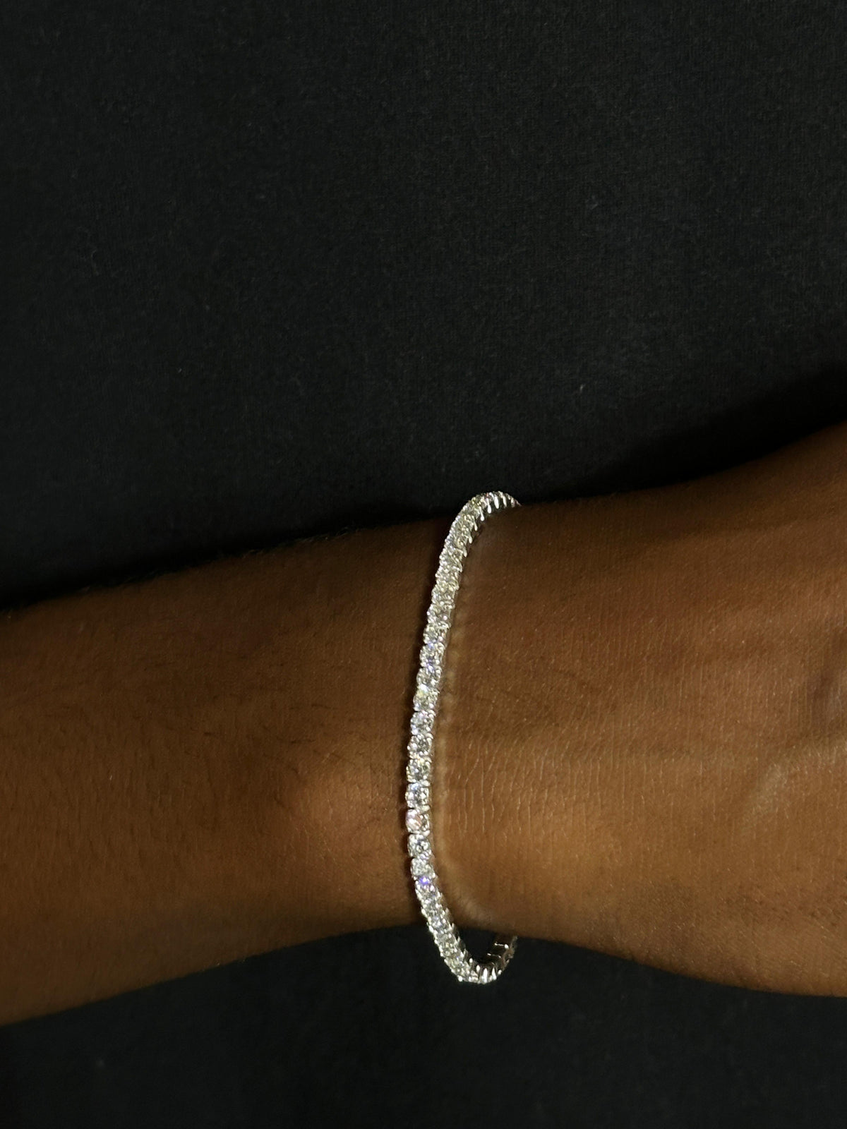 Pulseira Riviera PRATA 16cm + Extensor 19cm
