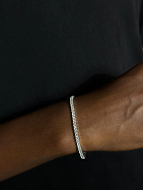 Pulseira Riviera PRATA 16cm + Extensor 19cm