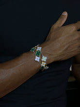 Pulseira trevo cravejada!