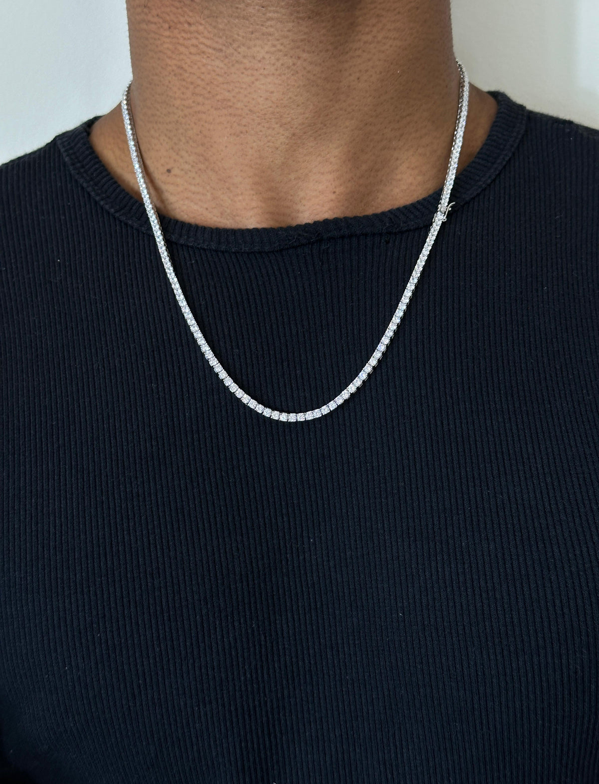 Colar Riviera \ Zirconia Prata 925