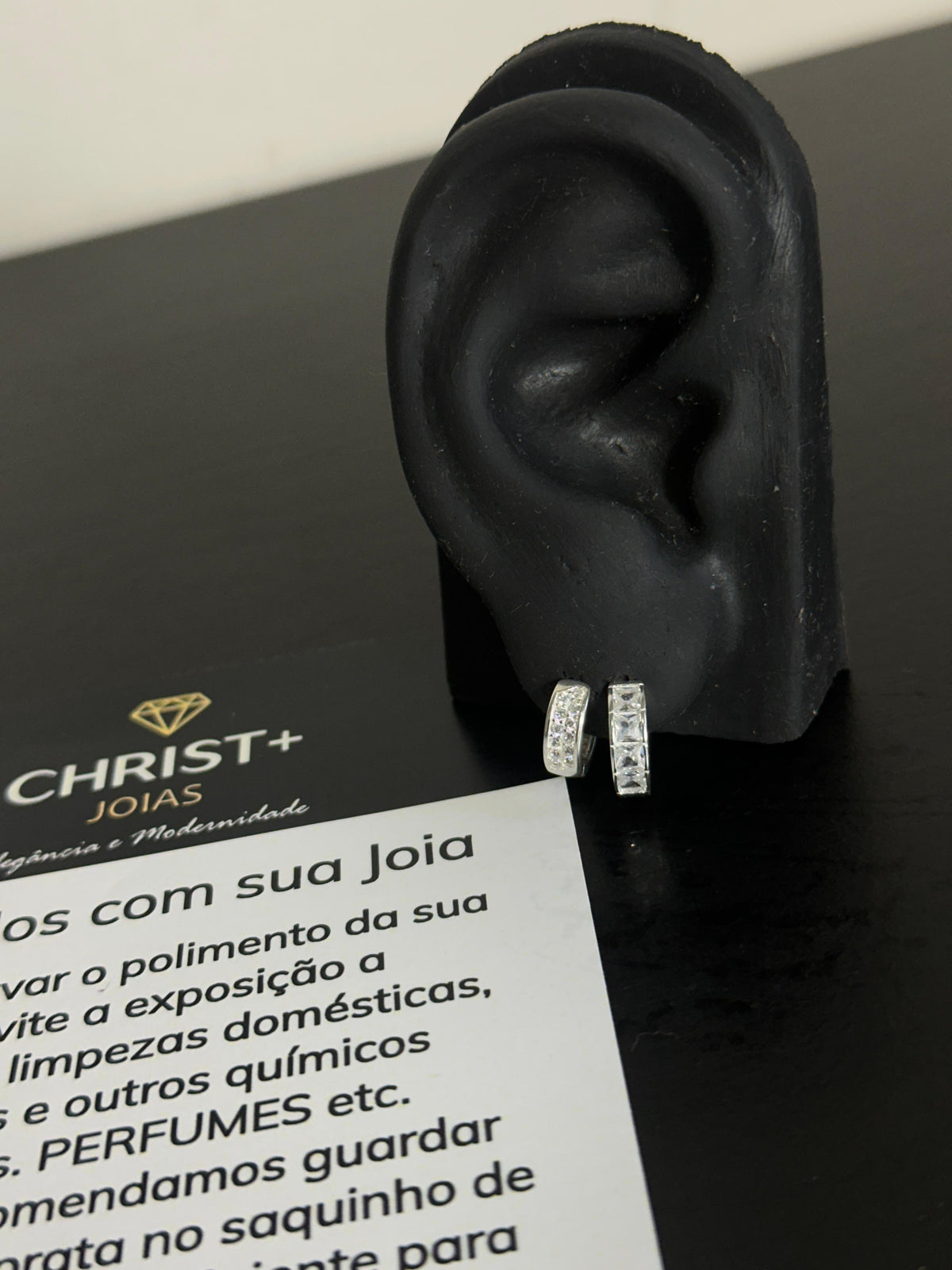 Kit Argolas Pedras PRATA 925