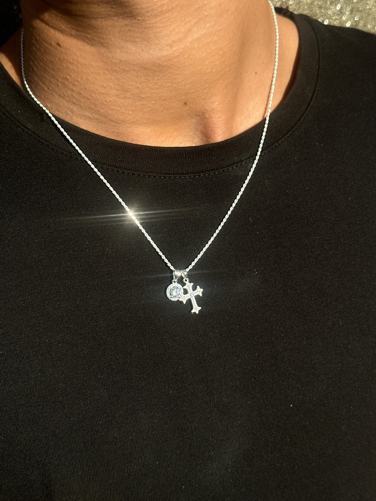 Gargantilha God Blessed / Prata 925