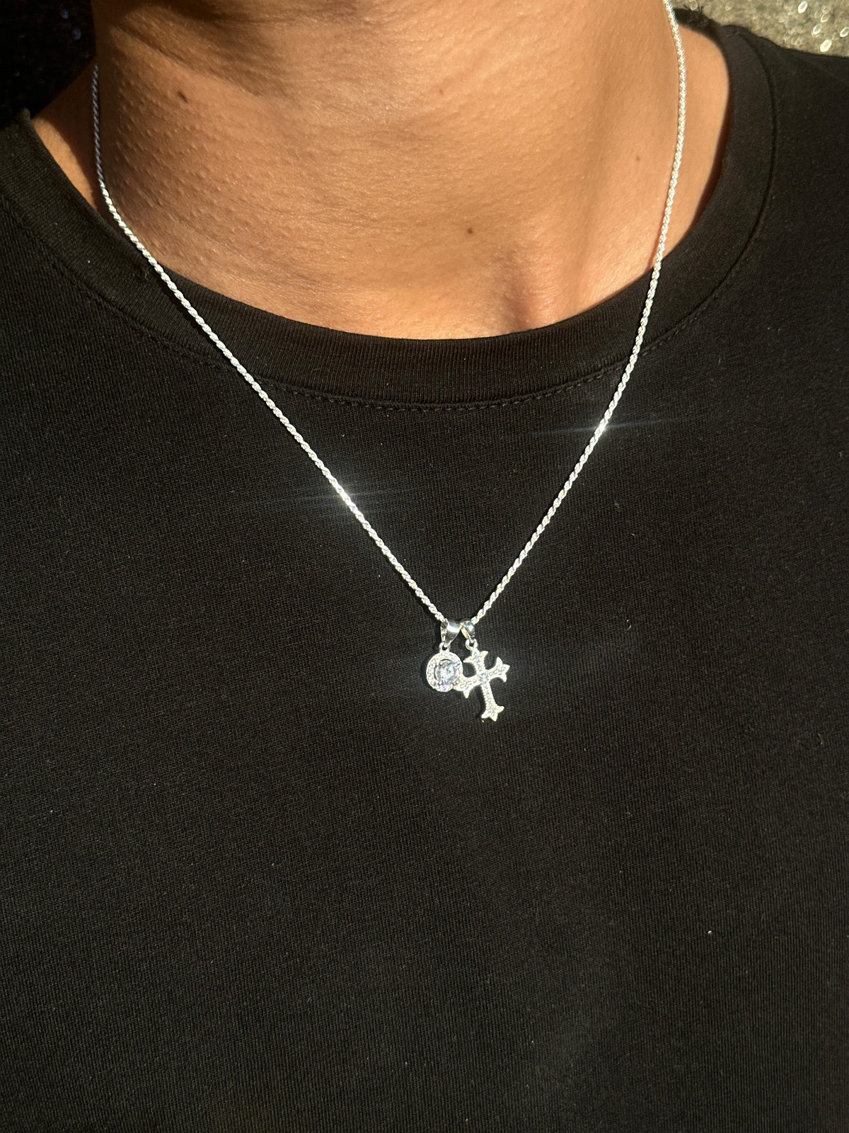 Gargantilha God Blessed / Prata 925