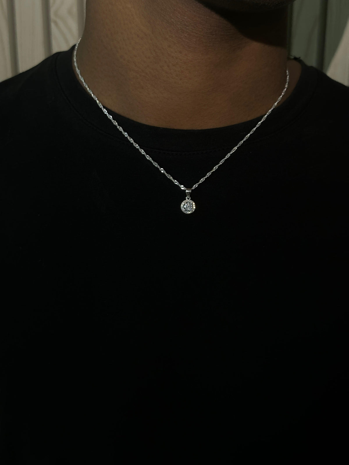 Gargantilha Singapura Cristal PRATA 925