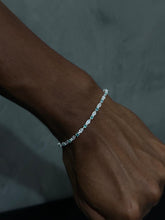 Pulseira PRATA 925 Exclusiva Navetes Verde!