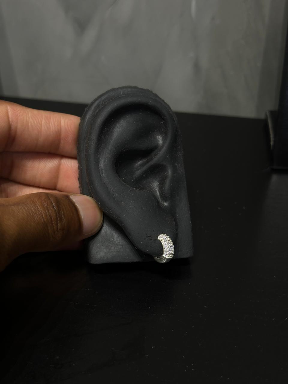 Argola 32 Pedras / PRATA 925