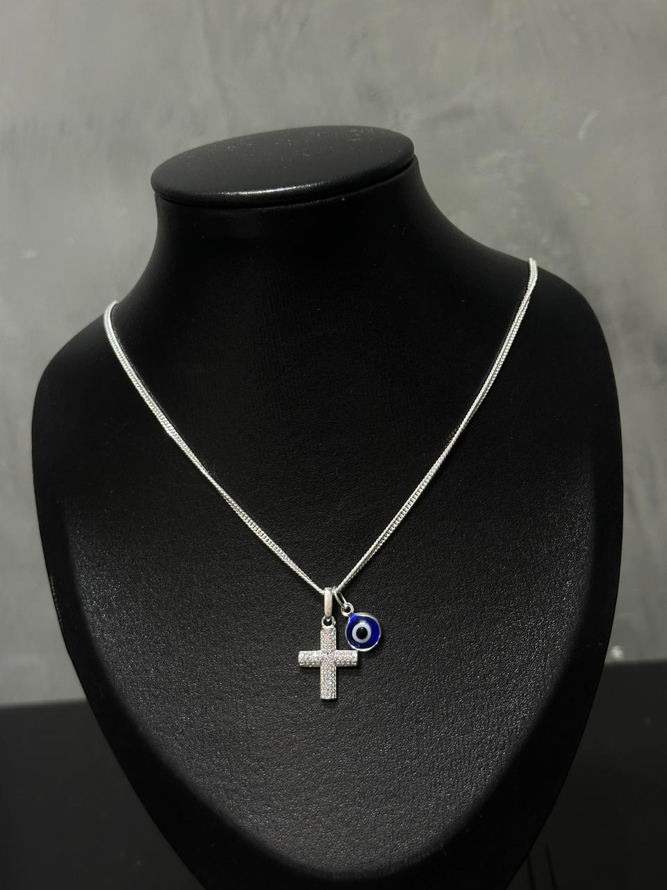 Gargantilha Blessed Grego 2,5mm 50cm / PRATA 925