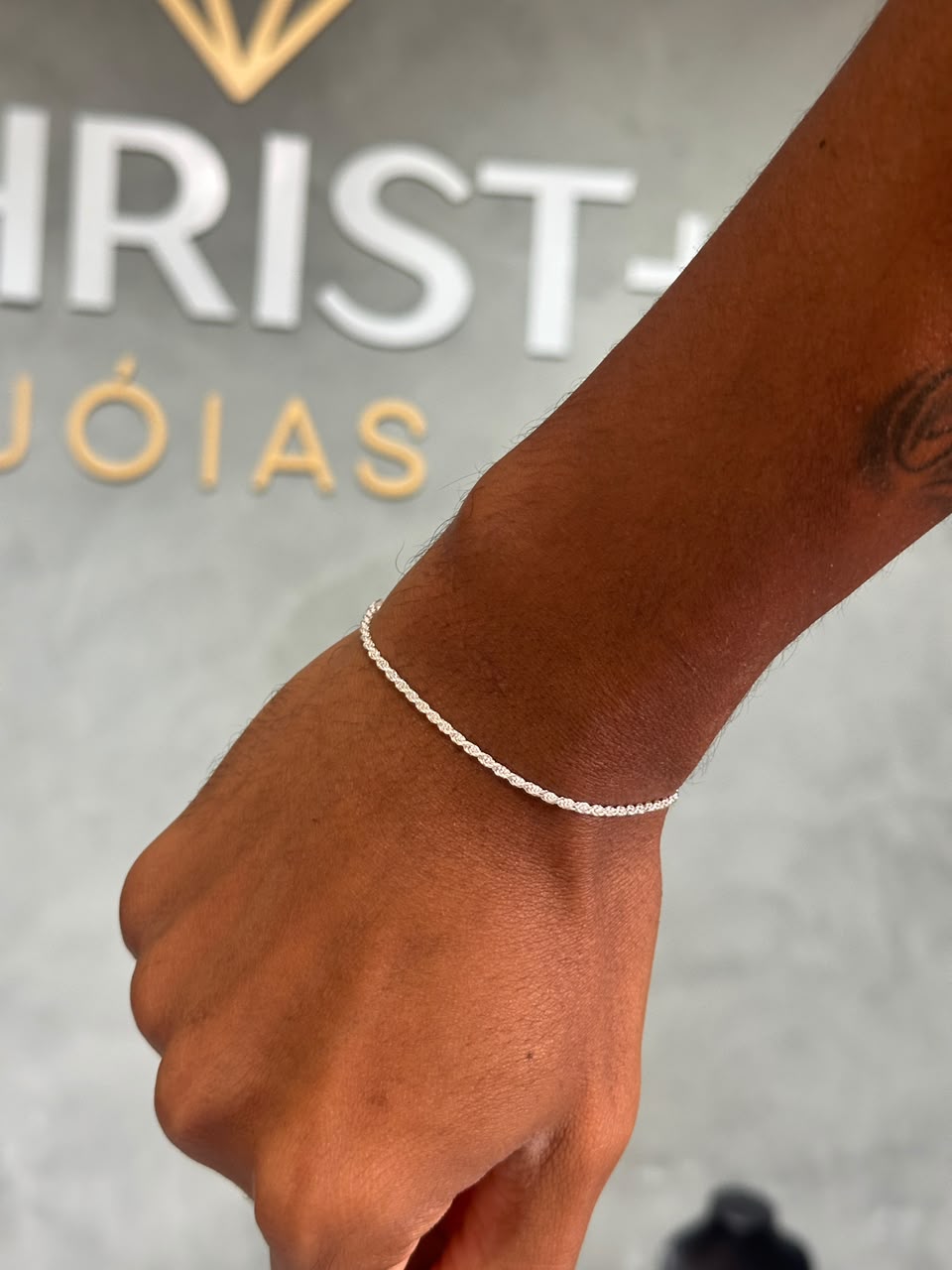 Pulseira Baiano Prata 925 / 1,7mm 18cm