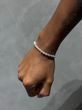 Pulseira Pedras Exclusivas PRATA 925/ 16+5cm