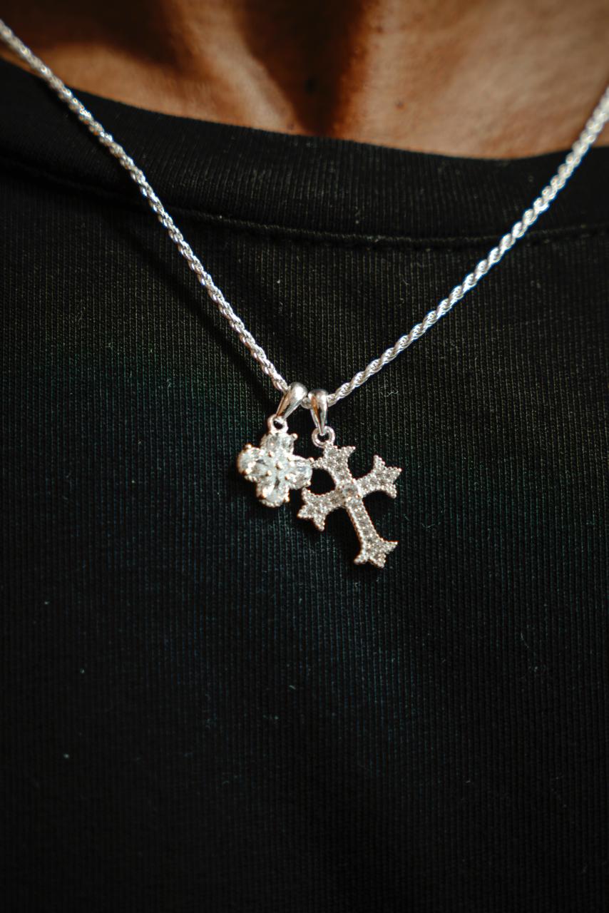 Gargantilha Amuleto PRATA 925! 50cm