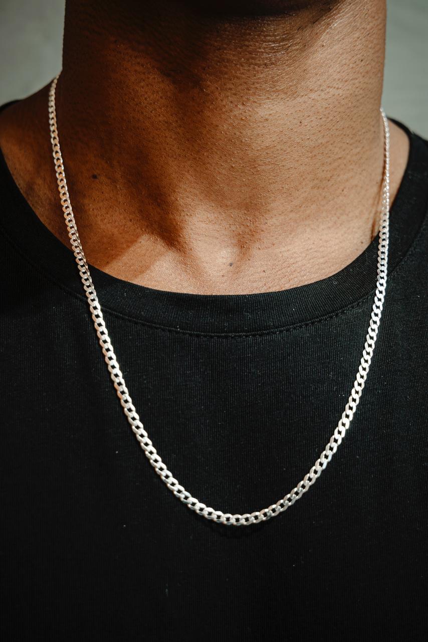 Corrente Grumet 4mm PRATA 925