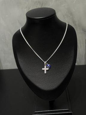 Gargantilha Blessed Grego 2,5mm 50cm / PRATA 925
