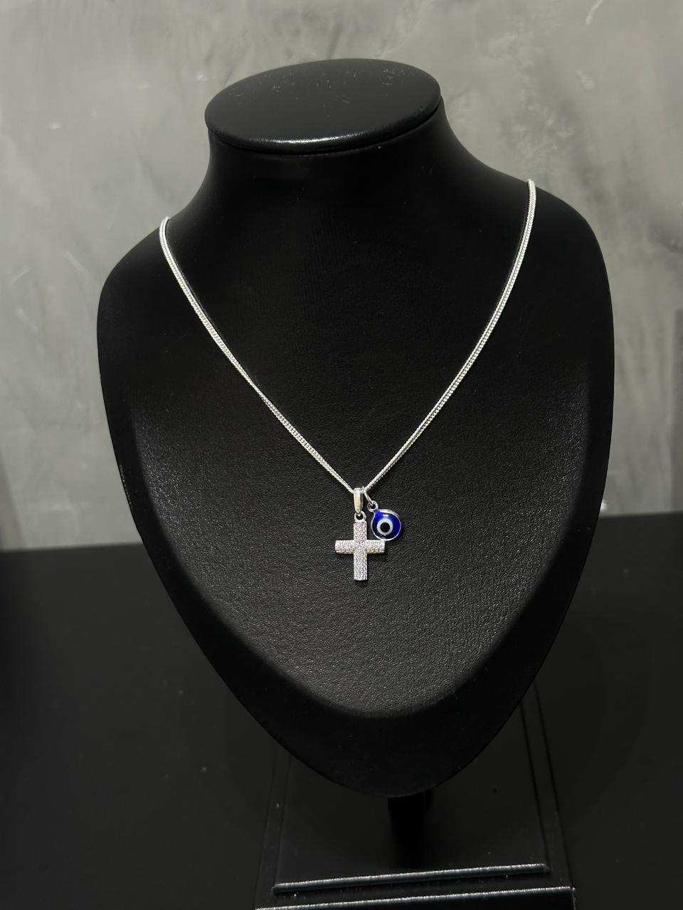 Gargantilha Blessed Grego 2,5mm 50cm / PRATA 925