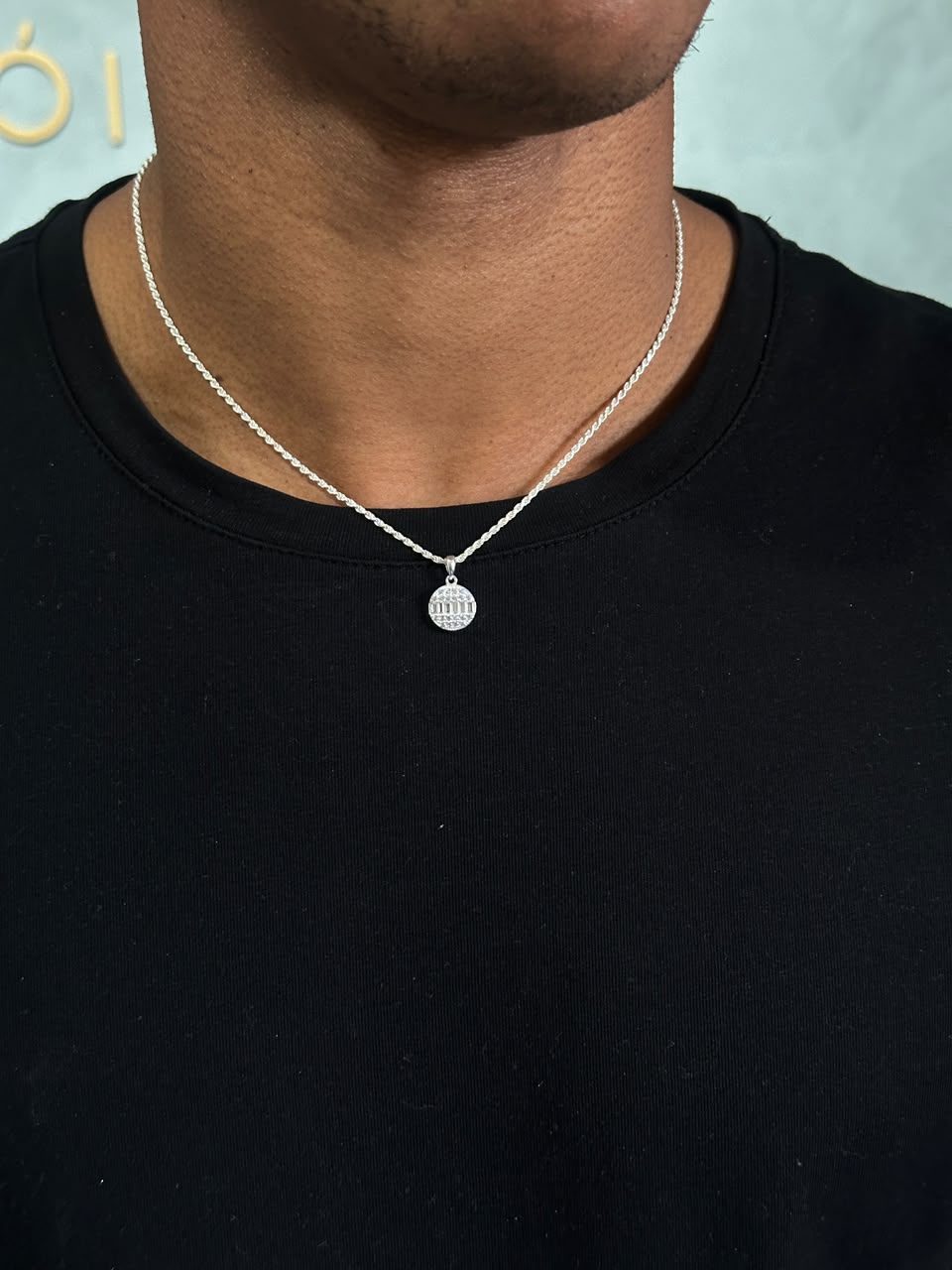 Gargantilha Cordão Baiano 45cm Prata 925
