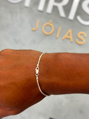 Pulseira Baiano Prata 925 / 1,7mm 18cm