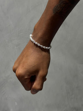 Pulseira Pedras Exclusivas PRATA 925/ 16+5cm