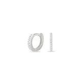 Argola Fina Prata 925 / 1,6mm x 9mm
